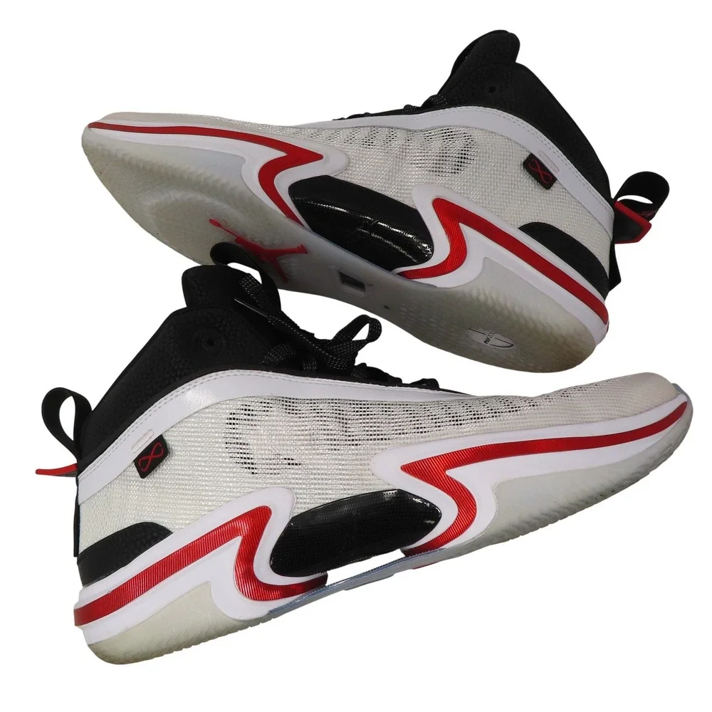 Nike Air‎ Jordan 36 Psychic Energy Black White Red Mens Size 16 CZ2650-100